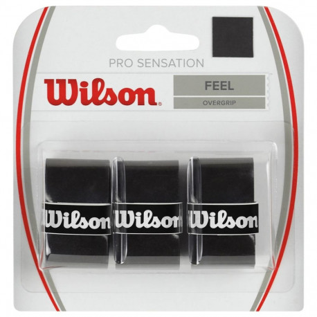 Wilson käepideme mähised Pro Sensation Feel 3tk WRZ4010BK, mustad