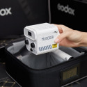 Godox ML60II BI Portable LED Lightï¼Bi Color) with AK B01 Holding Handle and Battery Support Kit