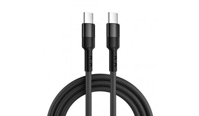 Caruba USB C to USB C 60W Cable 30cm Black