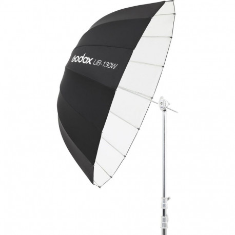 Godox vihmavari 130cm Parabolic, must/valge