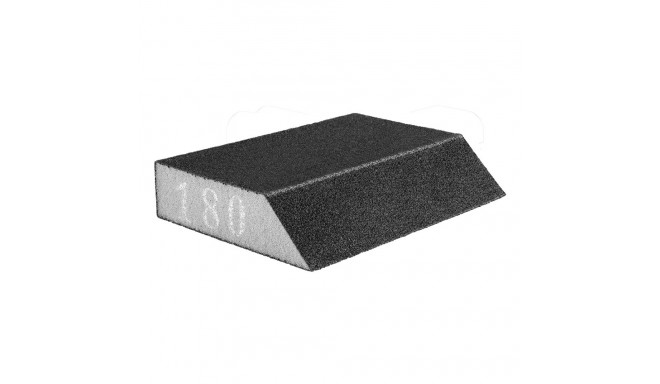 Lihvimiskäsn 125 x 25 x 90 mm, K180, kaldus