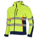 Hoiatus softshell jope kollane-sinine, "s", ce