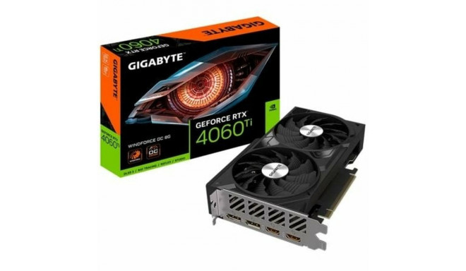 Graafikakaart Gigabyte GV-N406TWF2OC-8GD 8 GB GDDR6 Geforce RTX 4060 Ti