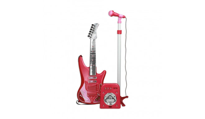 Baby Guitar Reig Microphone Red