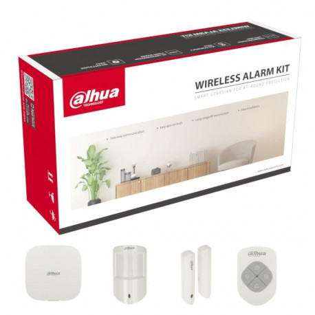 Dahua Technology ART-ARC3000H-03-FW2(868) security alarm system Wi-Fi White