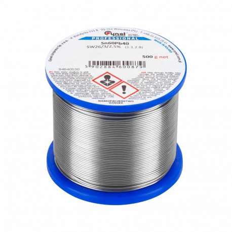 Tin 2mm/500g Sn60Pb40 CYNEL