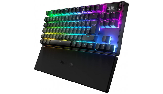 Steelseries Apex Pro TKL mänguklaviatuur USB + RF juhtmevaba + Bluetooth QWERTZ saksa must