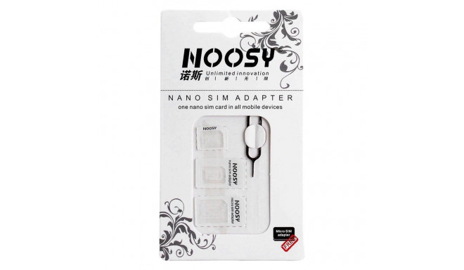 Noosa SIM Card Adapter Set + Key - White