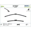 Valeo Silencio XTRM 650+580mm 577857 бескаркасные щётки стеклоочистителя