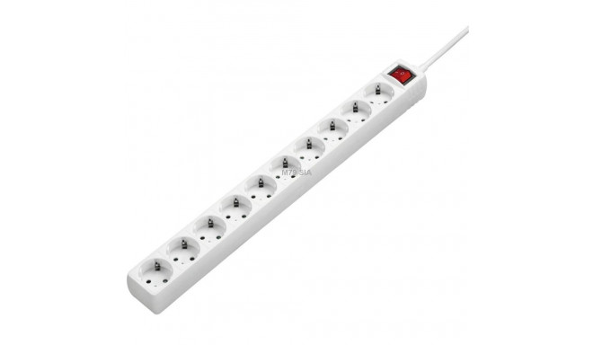 Hama Power Strip  10 ligzdas  3 m  balta - Pagarinatajs