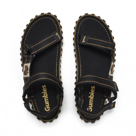 Gumbies Tracker Sandals Unisex Black M GU-SATRA001 (38)