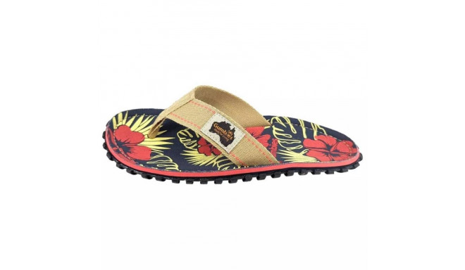 Gumbies Islander Denim Hibiscus Flip-Flops GU-FFISL109 (37)