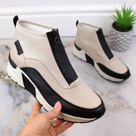 Rieker W RKR608 ankle boots beige (40)