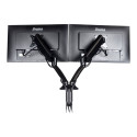 IIYAMA ACC Flexible desk mount with clamp or grommet for dual monitor 10i-27i height adj. gas spring