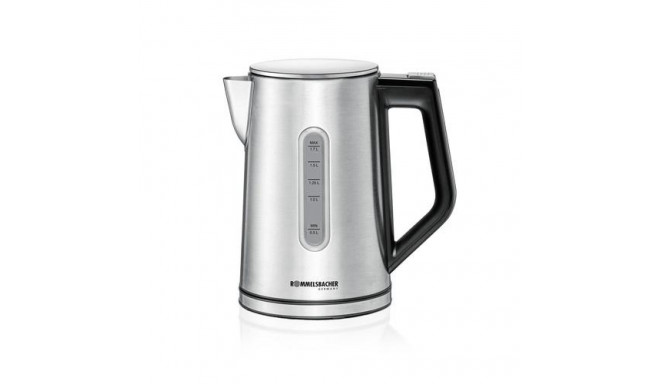 Rommelsbacher Wasserkocher WK 3000 electric kettle 1.7 L 3000 W Black, Stainless steel