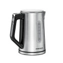 Rommelsbacher Wasserkocher WK 3000 electric kettle 1.7 L 3000 W Black, Stainless steel