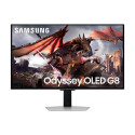 Samsung G80SD computer monitor 81.3 cm (32&quot;) 3840 x 2160 pixels 4K Ultra HD OLED Silver