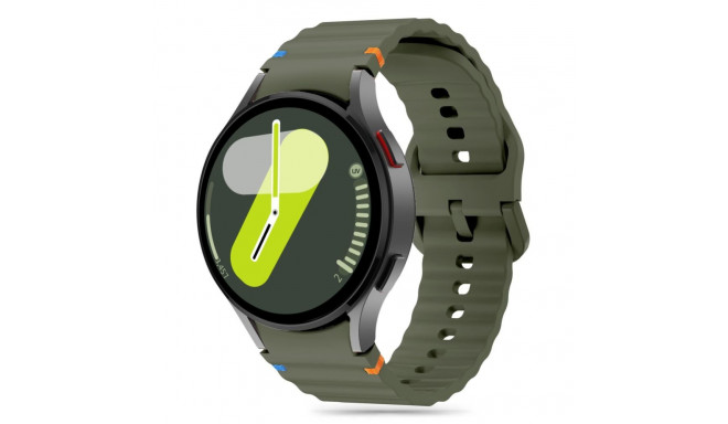 TECH-PROTECT SILICONE SPORT SAMSUNG GALAXY WATCH 4 / 5 / 5 PRO / 6 / 7 / FE ARMY GREEN