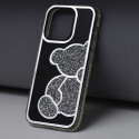 TEDDY BEAR Case for IPHONE 16 silver
