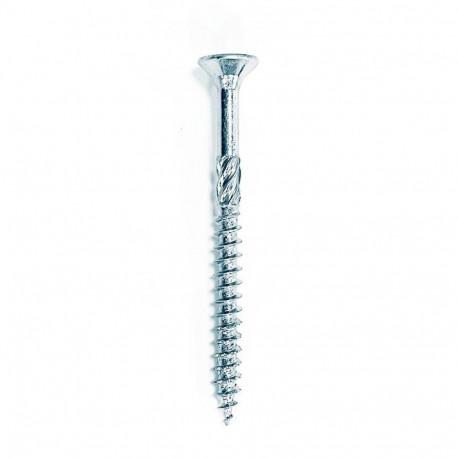 CHIPBOARD SCR T25 5.0X70/42 WHITE ZN(200