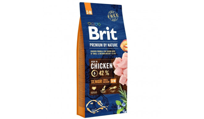 DOG FOOD BRIT PREM NATURE SENIOR S/M 3KG