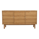 Sideboard SUNNY 150x40xH80cm, melamine oak