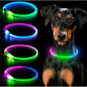 DA269A Reguleeritav LED helendav kaelarihm RGB
