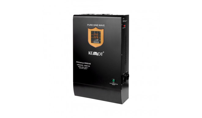 Varutoiteallikas KEMOT PROsinus-5000/48 puhta siinuslainega inverter ja laadimisfunktsiooniga 48V 23