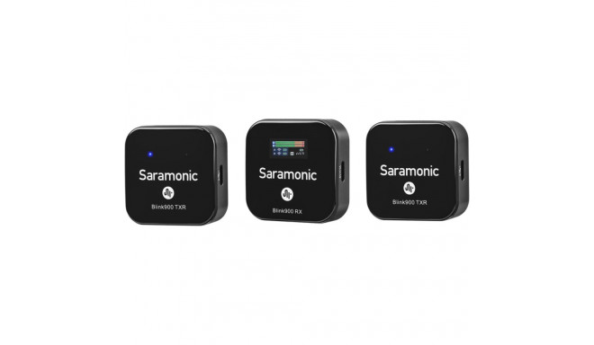 Saramonic Blink 900 B2R 2.4G  WIRELESS Microphone Kit with recording function & charging box