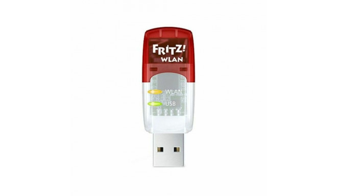 Точка доступа Fritz! AC430 5 GHz 433 Mbps USB Прозрачный Красный Белый