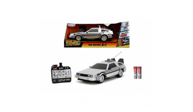 Kaugjuhitav Auto Back to the Future Delorean Hõbedane 1:16
