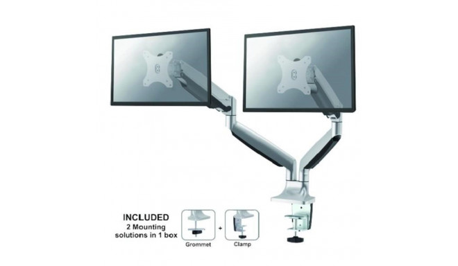 Neomounts NM-D750DSILVER monitorihoidik 10-32" - gaasvedru