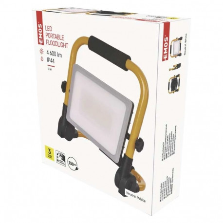 LED prožektor ILIO kaasaskantav, 51W, kollane, 4600 lm,  4000K neutraalne valge