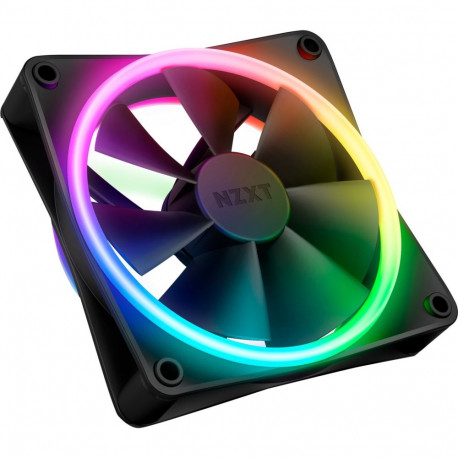 ventilaator F120 RGB DUO Single 120x120x25 ilma kontrollerita, must