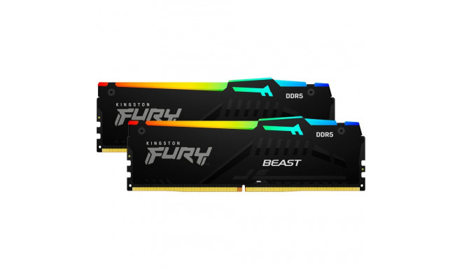 Kingston DDR5 64GB - 5200 - CL - 36 - Dual-Kit - KF552C36BBEAK2-64, Beast