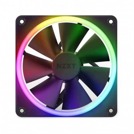 F140 RGB Twin Pack 140x140x26 (schwarz, 2er Pack inkl. RGB & Fan Controller, 140 mm)