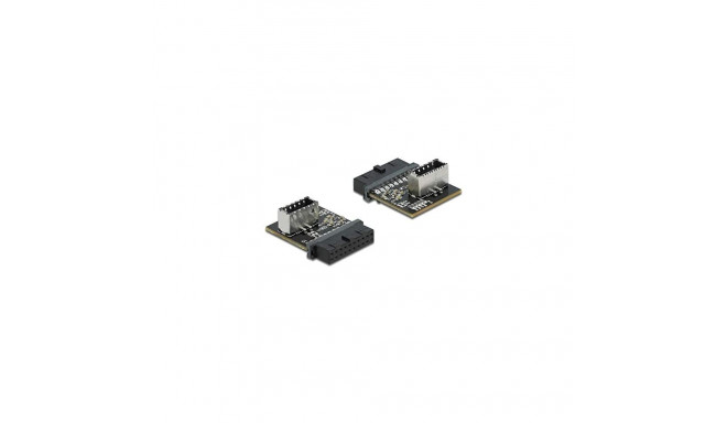 USB 3.2 Gen 1 adapter, 19Pin pistikupesa > sisemine Key A pesa