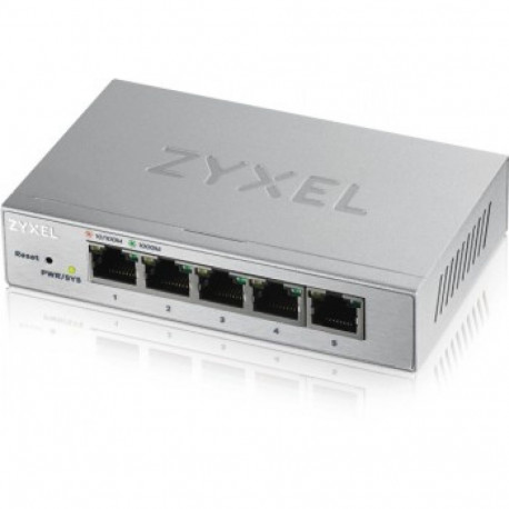 ZYXEL GS1200-5, 5 PORT GIGABIT WEBMANAGED DESKTOP SWITCH (5Y WARRANTY)