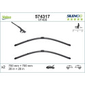 Valeo Silencio XTRM 700x2 574317 бескаркасные щётки стеклоочистителя