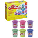 PLAY-DOH voolimismass Sparkle kollektsioon, 6 purki