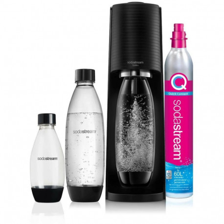 SodaStream gaaseerija Terra koos 3 pudeliga, must