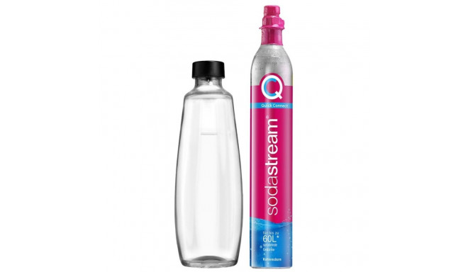 "SodaStream Zubehör Glaskaraffe DUO 1-Pack + Reservezylinder"