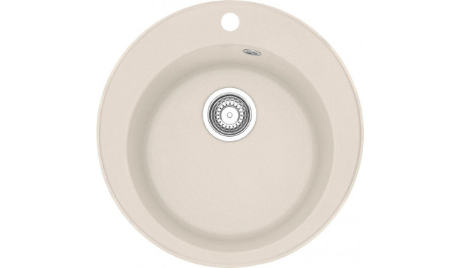 SINK SINGLE 1  3 1/2NL NWK TH OATMEAL