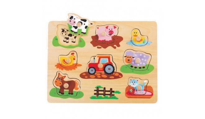 FARM PEG PUZZLE L20064