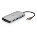 D-LINK DUB-M810 8-ühes USB-C 3.0 jaotur HDMI/Gigabit Ethernet adapter