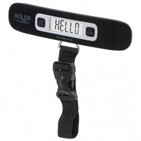 Adler | Travel Luggage Scale | AD 8190 | Auto power off | Maximum weight (capacity) 50 kg | Low Batt