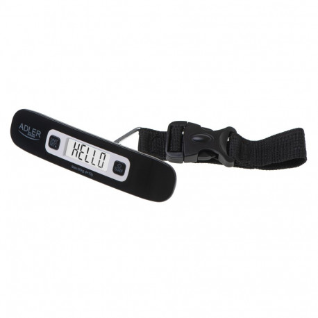 Adler | Travel Luggage Scale | AD 8190 | Maximum weight (capacity) 50 kg | Accuracy 10 g | Black