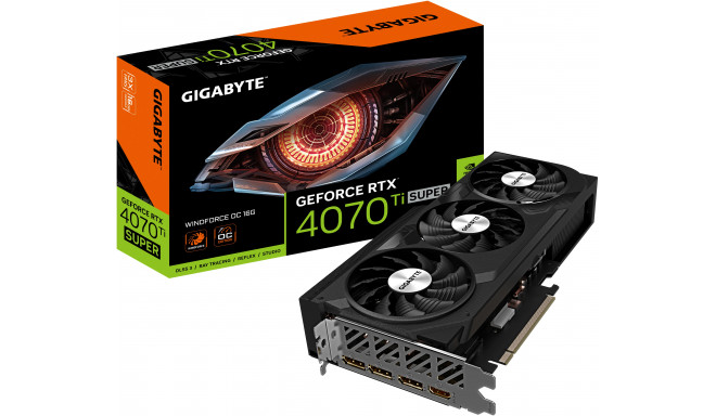 Gigabyte graphics card 16GB GeForce RTX 4070 Ti Super WindForce