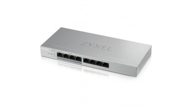 ZYXEL GS1200-8HP, 8 PORT GIGABIT POE+ WEBMANAGED DESKTOP SWITCH, 4X POE, 60 WATT