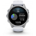 Garmin fenix 8 43mm AMOLED, silver/whitestone